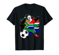 Dabbing Penguin South Africa Soccer T-Shirt - Trendy Graphic for Adults - T-Shirt, Sweatshirt, Hoodie