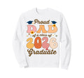Groovy Proud Dad Class 2026 Sweatshirt - Unique Graphic for Adults - T-Shirt, Sweatshirt, Hoodie