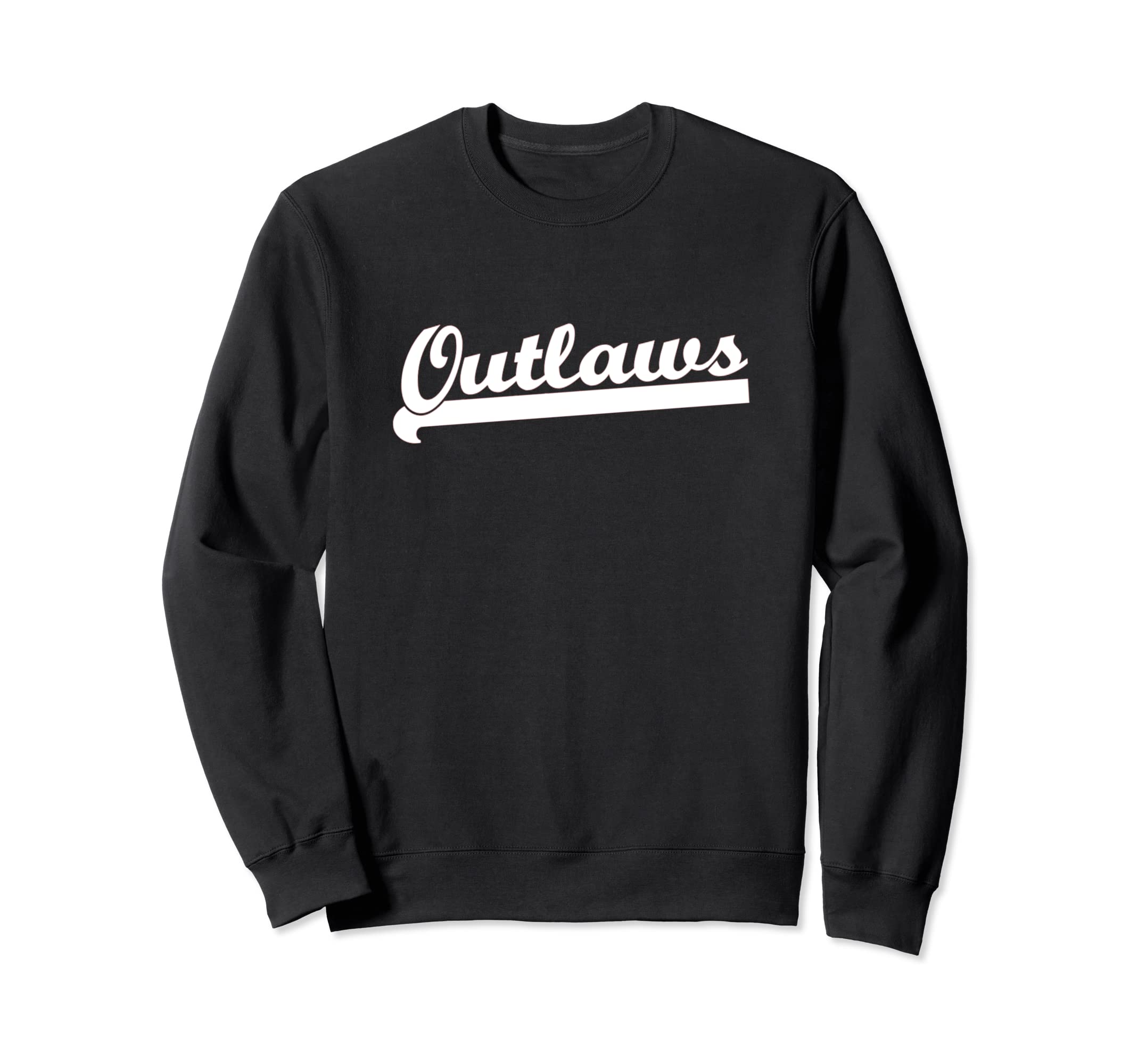 Outlaws Baseball Softball Flag Sweatshirt - Fun Novelty Design Unisex - T-Shirt, Sweatshirt, Hoodie