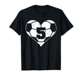Soccer Number 5 Jersey Funny Soccer T-Shirt - Unique Graphic for Adults - T-Shirt, Sweatshirt, Hoodie