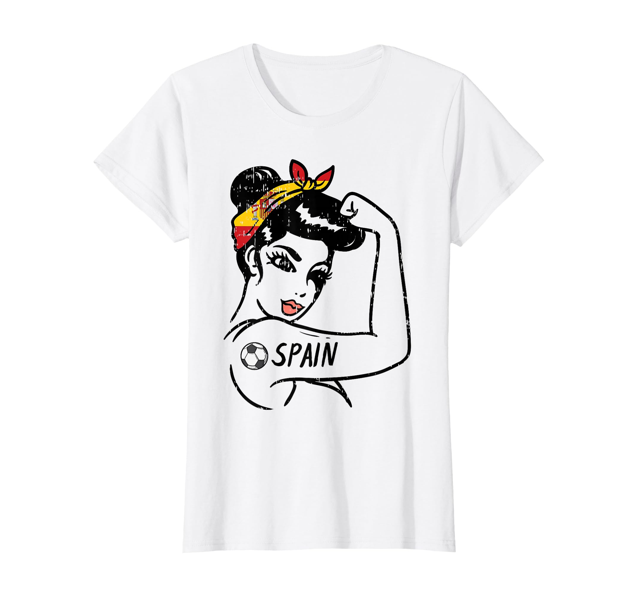 Unbreakable Spanish Flag Spain Soccer T-Shirt - Novelty Apparel Men Women - T-Shirt, Sweatshirt, Hoodie