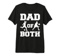 Mens Dad Both Funny Soccer Basketball T-Shirt - Unique Graphic for Adults - T-Shirt, Sweatshirt, Hoodie