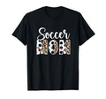 Soccer Mom Leopard Mom Soccer T-Shirt - Fun Novelty Design for Adults - T-Shirt, Sweatshirt, Hoodie