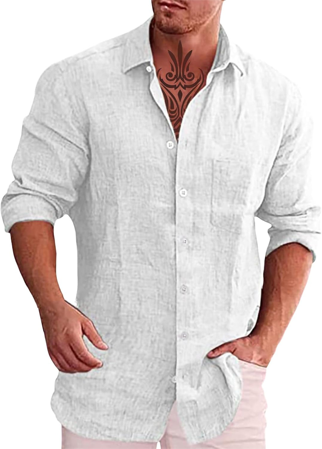 Casual for Men Plain Relaxed Button Down Streetwear - Adult & Kids T-Shirts, Sweatshirts & Hoodies apparel design preview 1