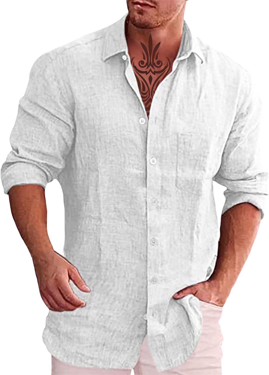 Casual for Men Plain Relaxed Button Down Streetwear - Adult & Kids T-Shirts, Sweatshirts & Hoodies apparel design preview 1
