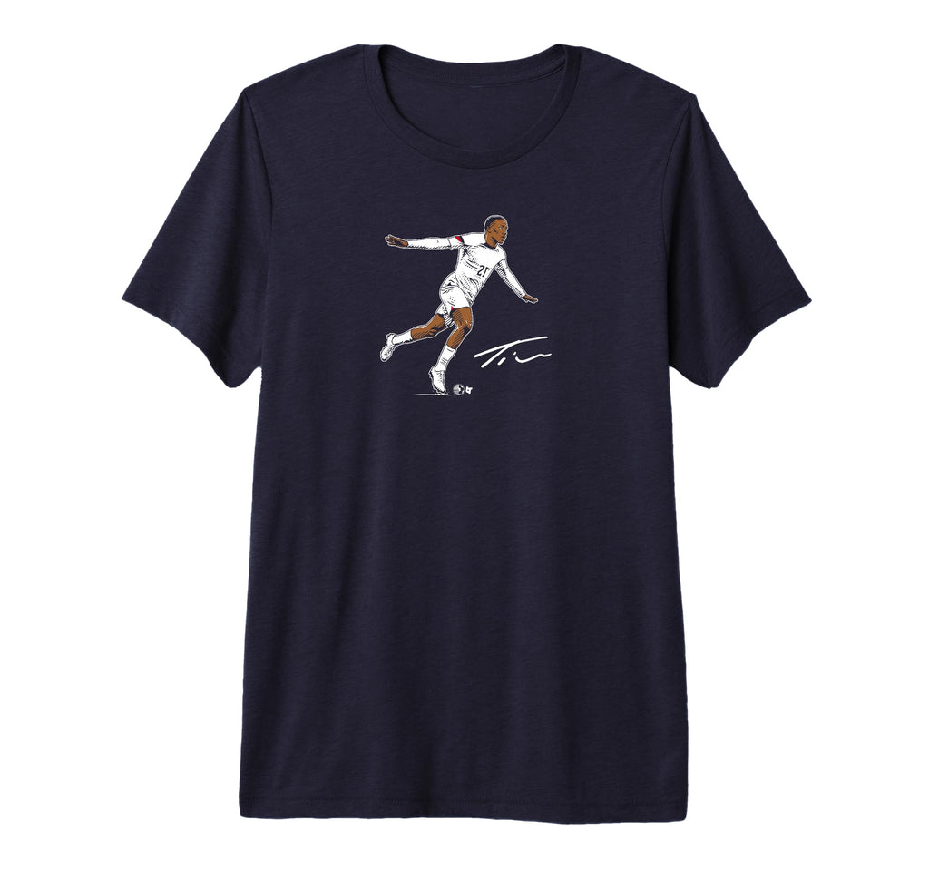 Timothy Weah Goal Celebration U S T-Shirt - Fun Novelty Design Men Women - T-Shirt, Sweatshirt, Hoodie