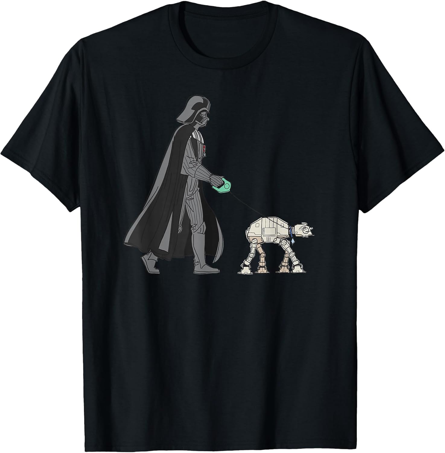 Darth Vader the Dog Walker Meme - Adult & Kids T-Shirts, Sweatshirts & Hoodies apparel design preview 1