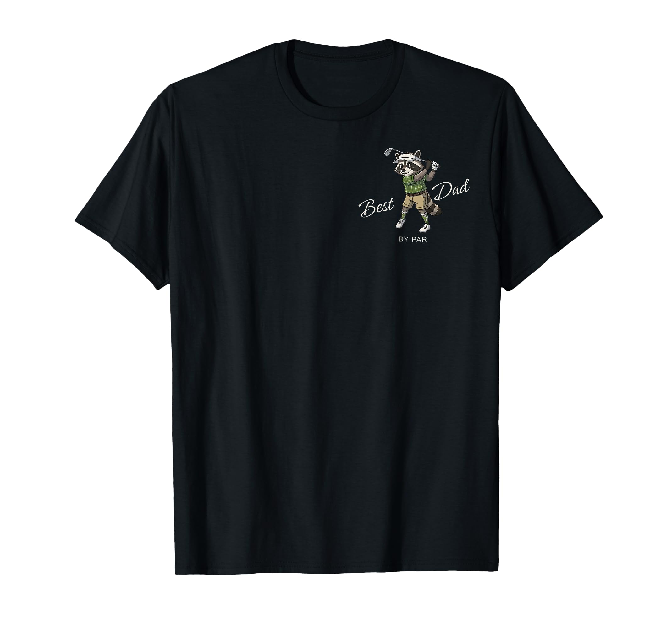 Best Dad Par Funny Golf Raccoon Dad T-Shirt - Trendy Graphic for Adults - T-Shirt, Sweatshirt, Hoodie