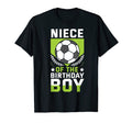 Niece Birthday Soccer Player Bday Team T-Shirt - Minimalist Print Unisex - T-Shirt, Sweatshirt, Hoodie