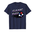 Soccer Game Day Splatter Red White T-Shirt - Minimalist Print Men Women - T-Shirt, Sweatshirt, Hoodie