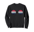 Netherlands Soccer Dutch Flag Boobs Sweatshirt - Graphic Print Unisex - T-Shirt, Sweatshirt, Hoodie
