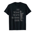 Dad Myth Fishing Legend Dad Fishing T-Shirt - Custom Art Print Men Women - T-Shirt, Sweatshirt, Hoodie