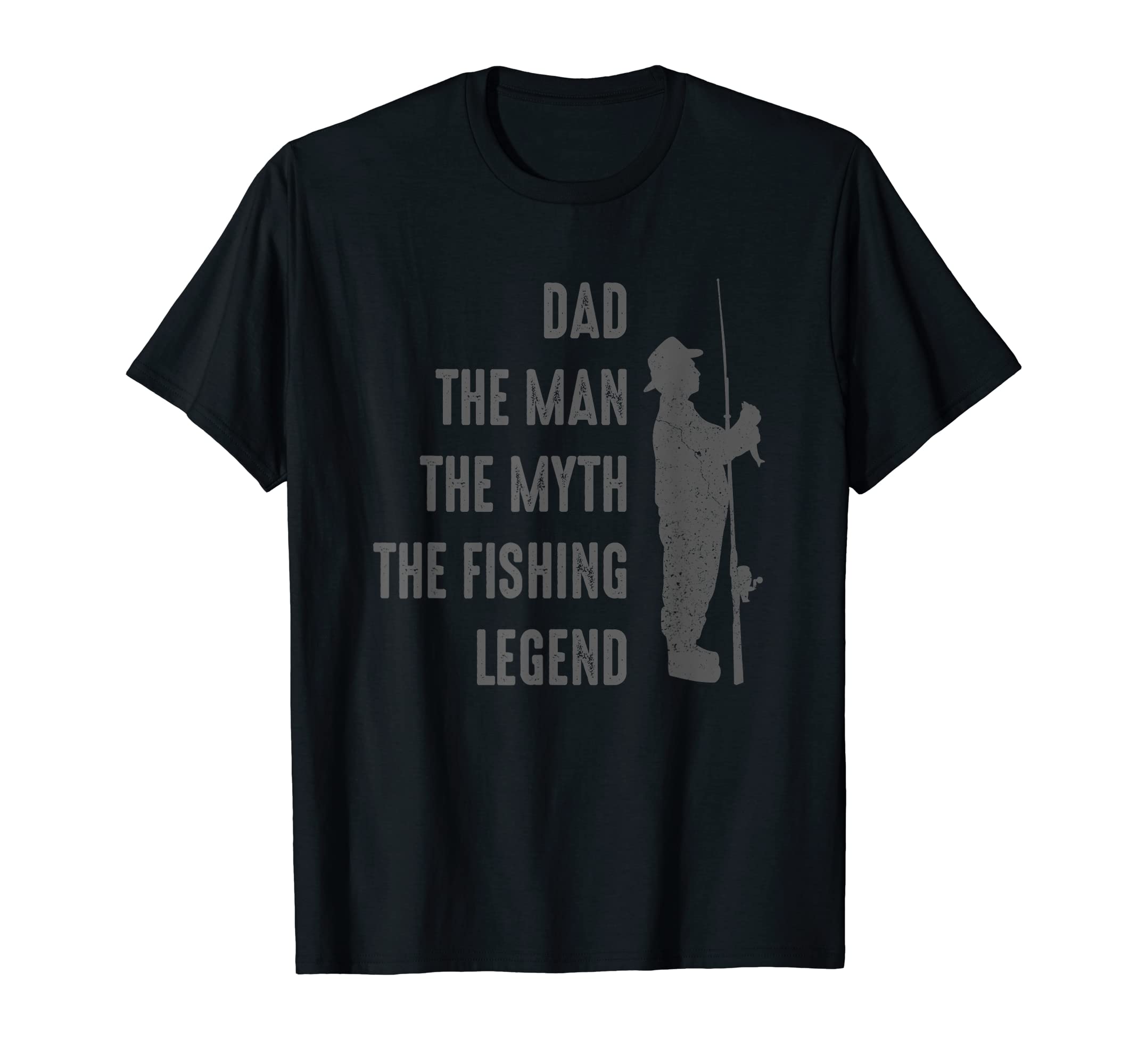 Dad Myth Fishing Legend Dad Fishing T-Shirt - Custom Art Print Men Women - T-Shirt, Sweatshirt, Hoodie