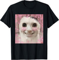 Goofy Ahh Cat Meme Dank Cursed Weirdcore Cringey - Adult & Kids T-Shirts, Sweatshirts & Hoodies apparel design preview 1