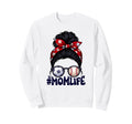 Mom Life Soccer Baseball Game Day Sweatshirt - Unique Graphic Men Women - T-Shirt, Sweatshirt, Hoodie