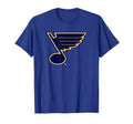 St Louis Blues Icon Royal Officially T-Shirt - Novelty Apparel Unisex - T-Shirt, Sweatshirt, Hoodie