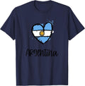 Argentina Heart Flag Cool America Spanish Argentinian - Adult & Kids T-Shirts, Sweatshirts & Hoodies apparel design preview 1