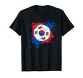 Soccer Ball Flag South Korea T-Shirt - Minimalist Print for Adults - T-Shirt, Sweatshirt, Hoodie