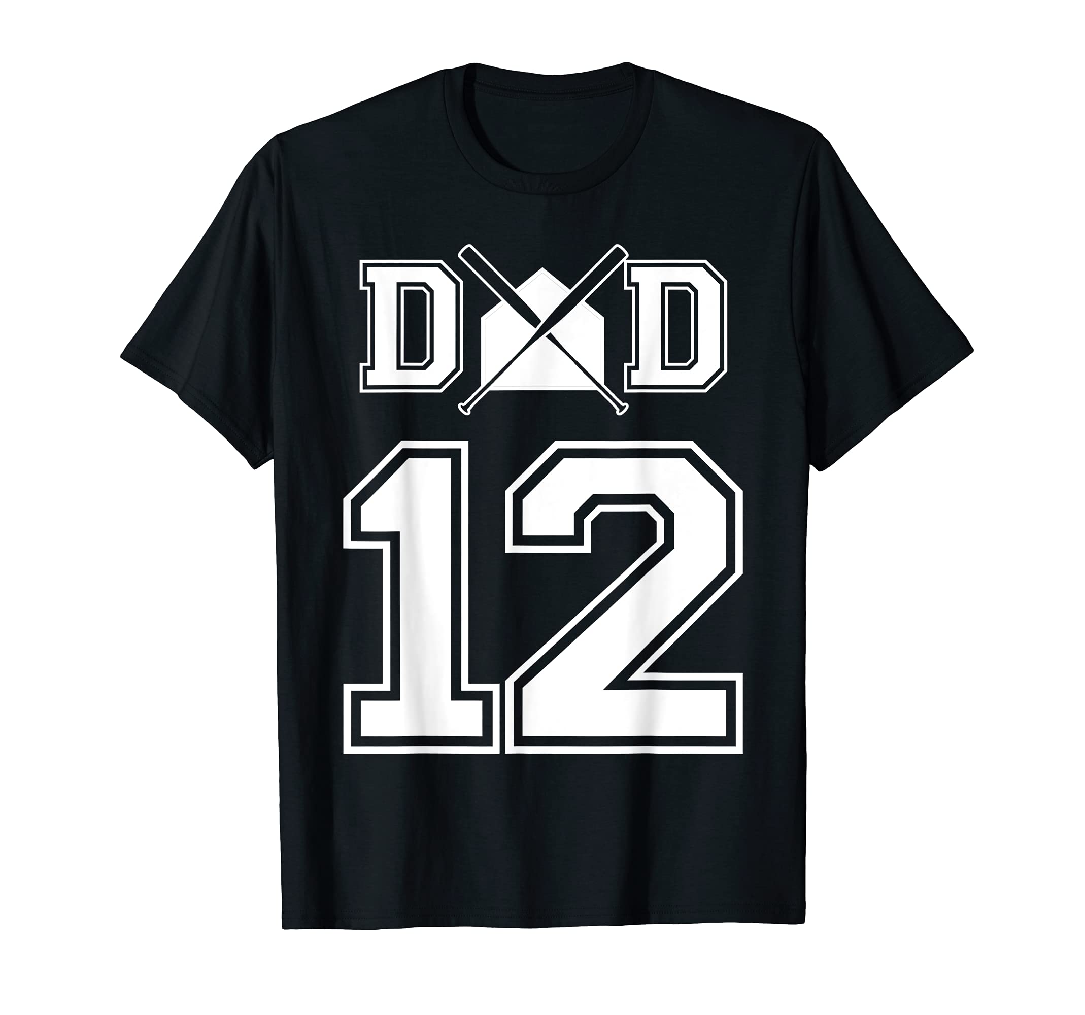 Number 12 Players Biggest Fan Baseball T-Shirt - Graphic Print Men Women - T-Shirt, Sweatshirt, Hoodie