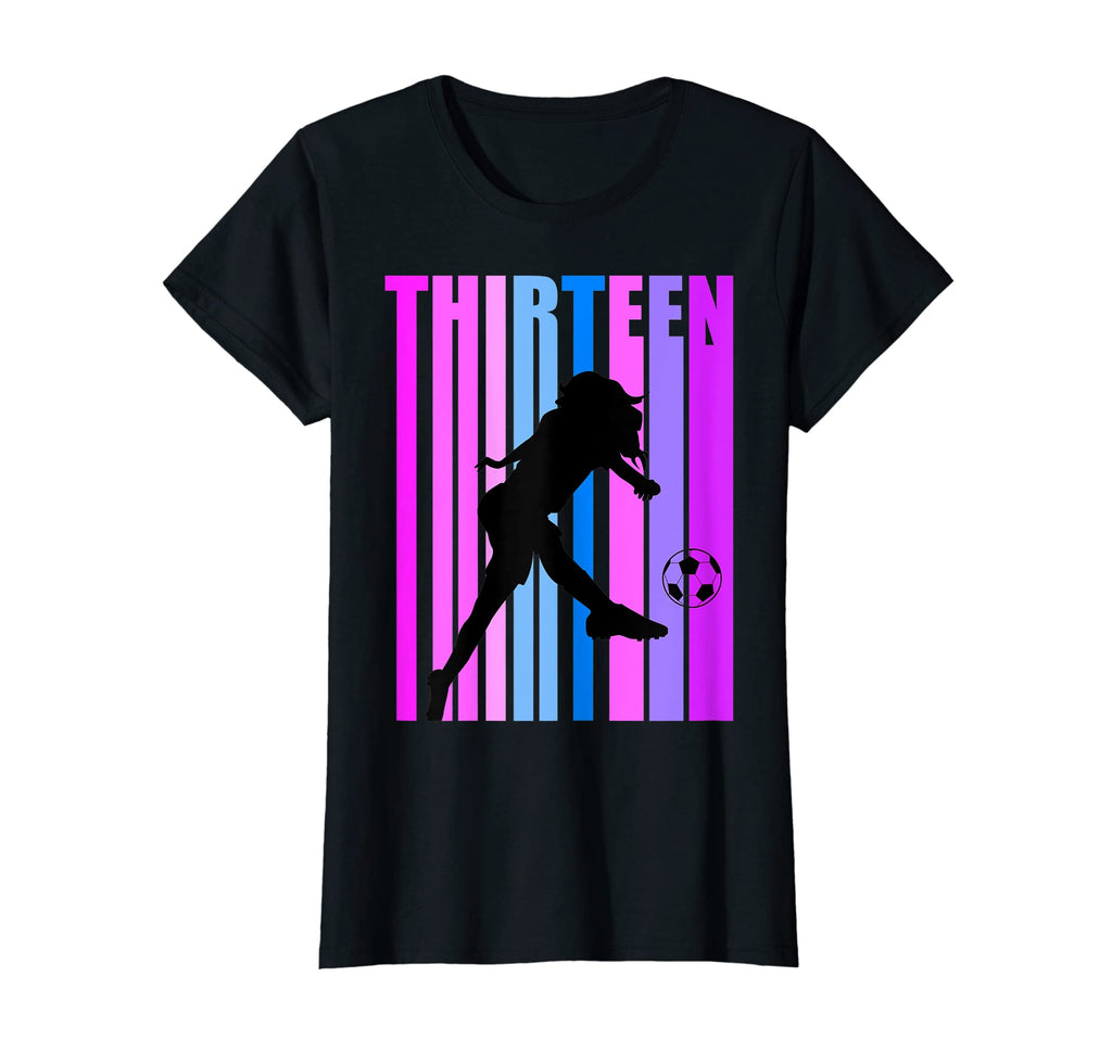 13Th Soccer Birthday Goals Score T-Shirt - Minimalist Print Men Women - T-Shirt, Sweatshirt, Hoodie