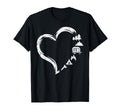 Trees Rv Van Campfire Tent Heart T-Shirt - Fun Novelty Design for Adults - T-Shirt, Sweatshirt, Hoodie
