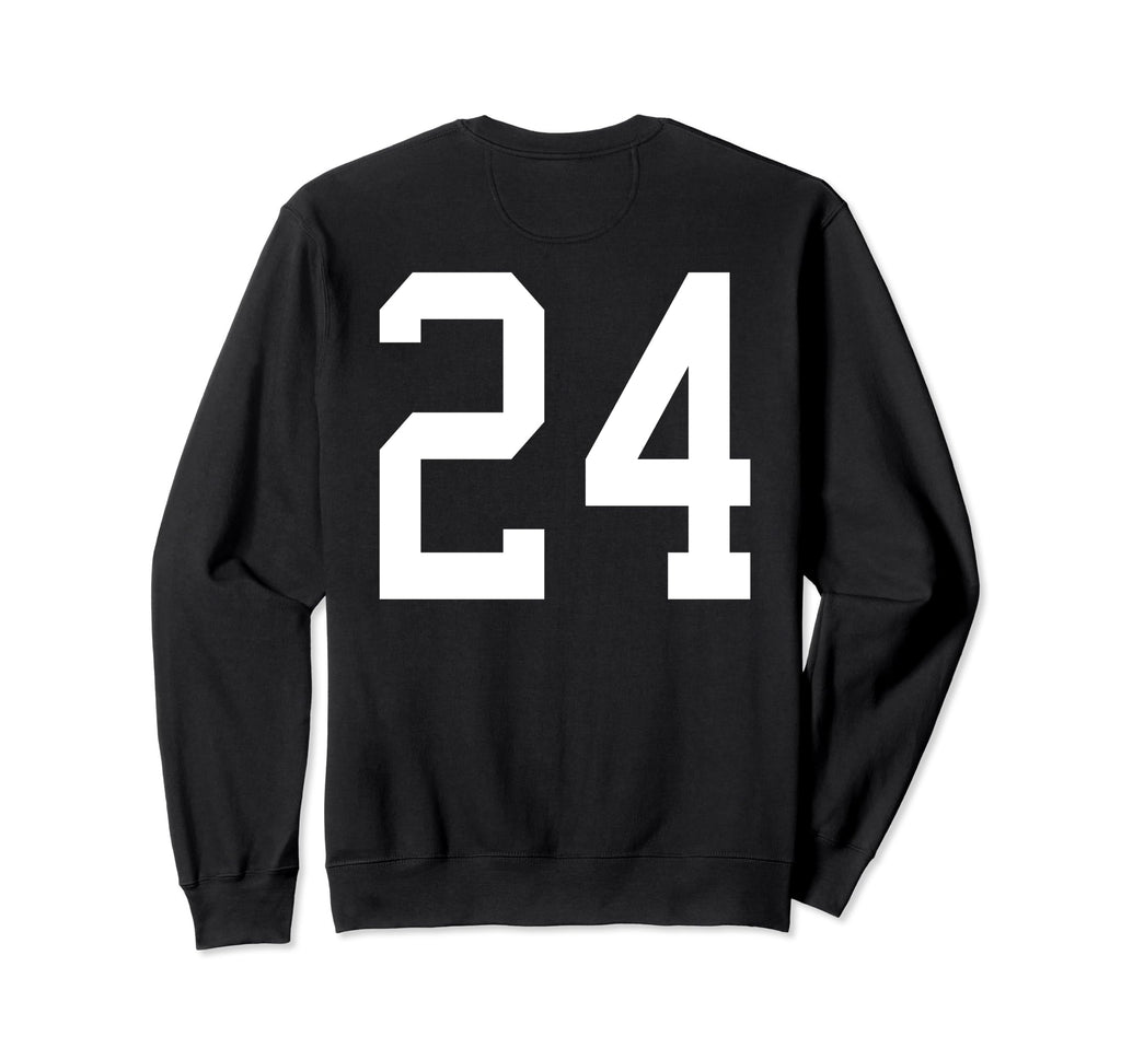 Number 24 Back Soccer Training Sweatshirt - Casual Everyday Wear Unisex - T-Shirt, Sweatshirt, Hoodie