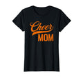 Cheer Mom Orange And Black T-Shirt - Aesthetic Graphic Men Women - T-Shirt, Sweatshirt, Hoodie