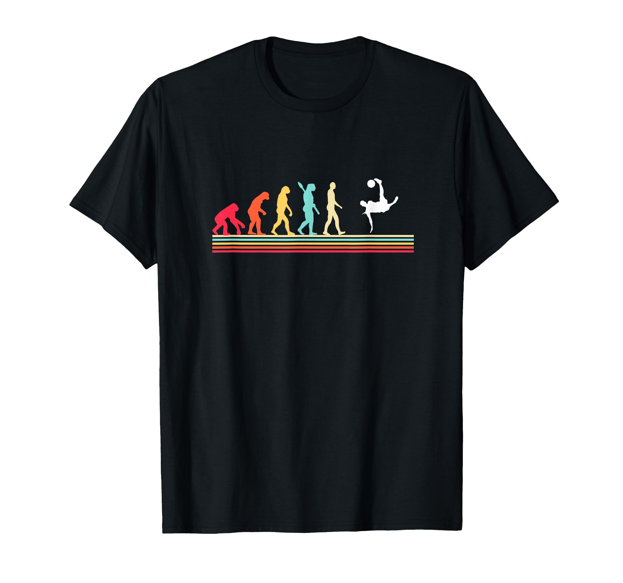 Evolution Soccer And Football Fan T-Shirt - Trendy Graphic for Adults - T-Shirt, Sweatshirt, Hoodie