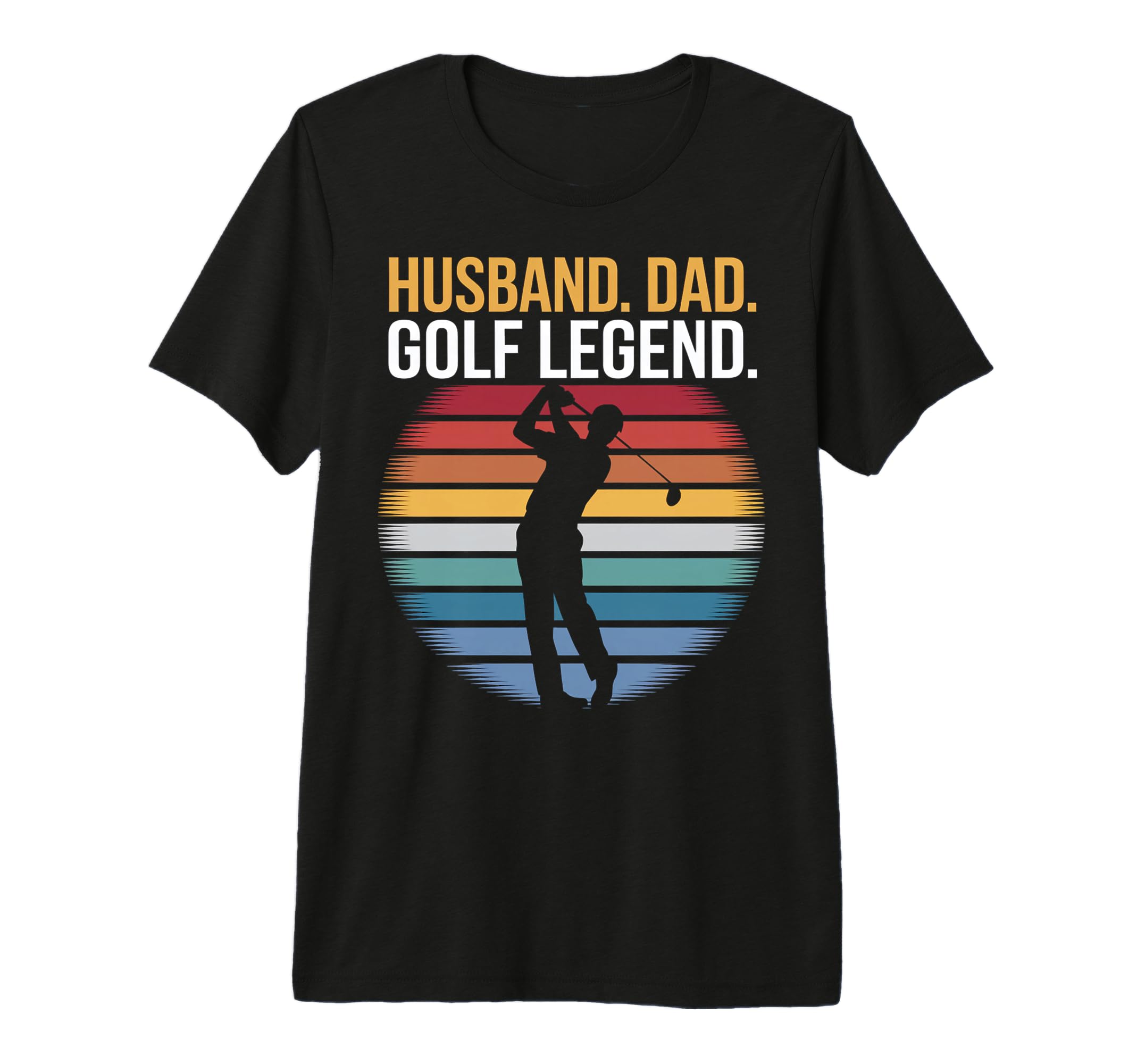 Husband Dad Golf Legend Tri Blend T-Shirt - Trendy Graphic Men Women - T-Shirt, Sweatshirt, Hoodie
