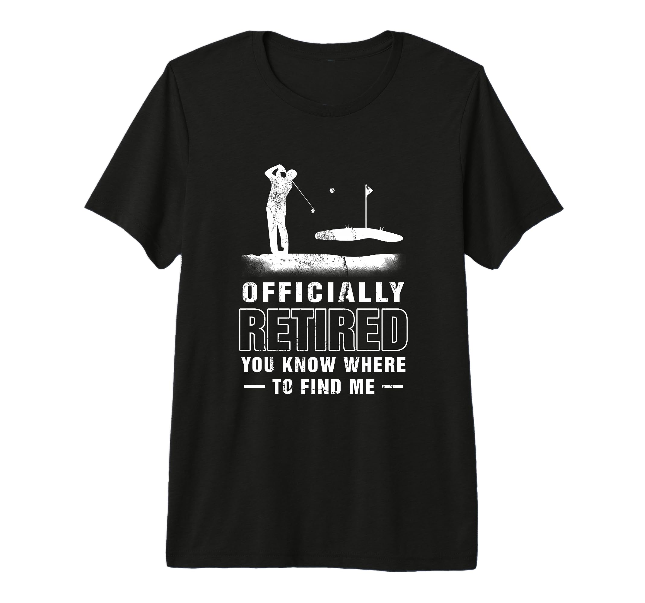 Officially Retired Golf Dad T-Shirt - Casual Everyday Wear for Adults - T-Shirt, Sweatshirt, Hoodie