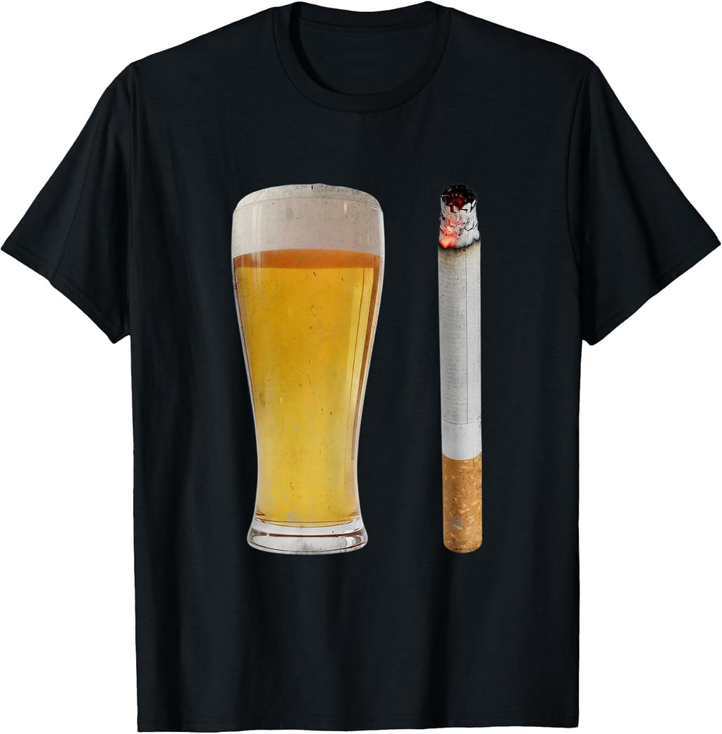 Beer Cigarette Lover Day Drinking Dad Smoking - Adult & Kids T-Shirts, Sweatshirts & Hoodies apparel design preview 1