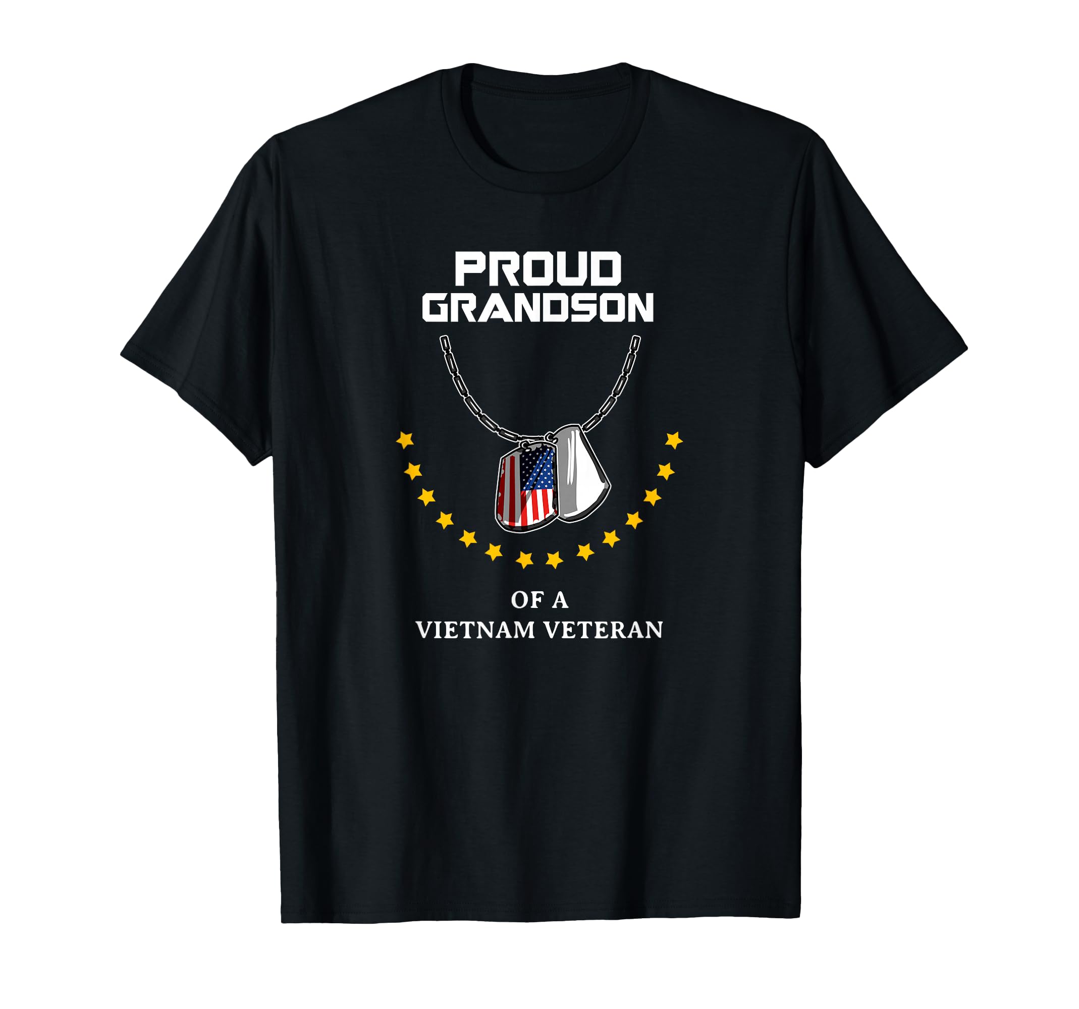 Proud Grandson Vietnam Veteran Army T-Shirt - Fun Novelty Design Unisex - T-Shirt, Sweatshirt, Hoodie