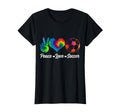 Soccer Tie Dye Peace Love Soccer Player T-Shirt - Unique Graphic for Adults - T-Shirt, Sweatshirt, Hoodie