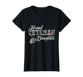 Proud Veteran Daughter Camouflage Us Vet T-Shirt - Graphic Print Unisex - T-Shirt, Sweatshirt, Hoodie