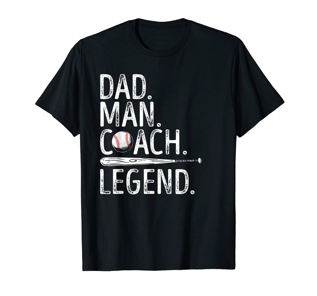 Dad Coach Legend Baseball T-Shirt - Trendy Graphic Unisex - T-Shirt, Sweatshirt, Hoodie