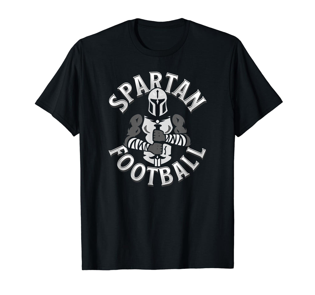 Spartan Football Game Day Mom Dad Black T-Shirt - Unique Graphic Unisex - T-Shirt, Sweatshirt, Hoodie