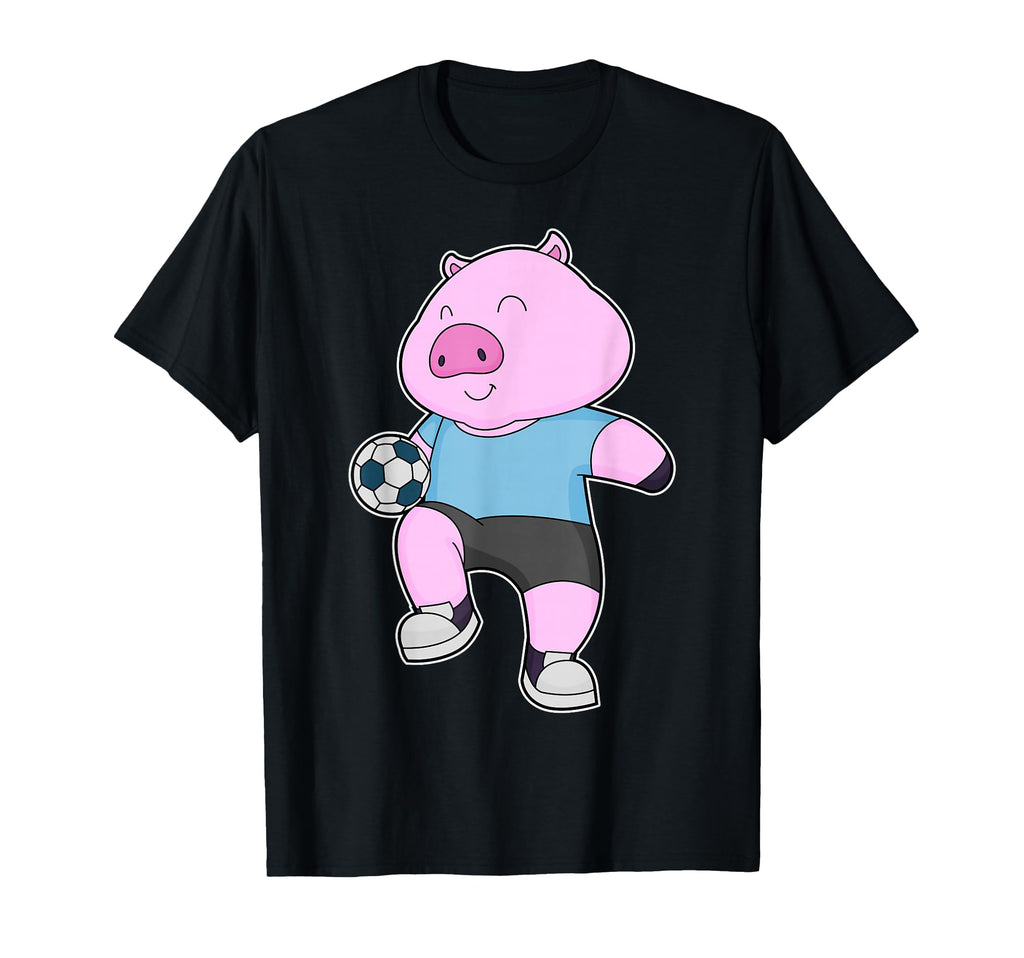 Pig Soccer Player Soccer Sports T-Shirt - Graphic Print Men Women - T-Shirt, Sweatshirt, Hoodie