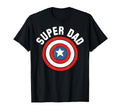 Marvel Fathers Day Super Dad Captain T-Shirt - Novelty Apparel for Adults - T-Shirt, Sweatshirt, Hoodie