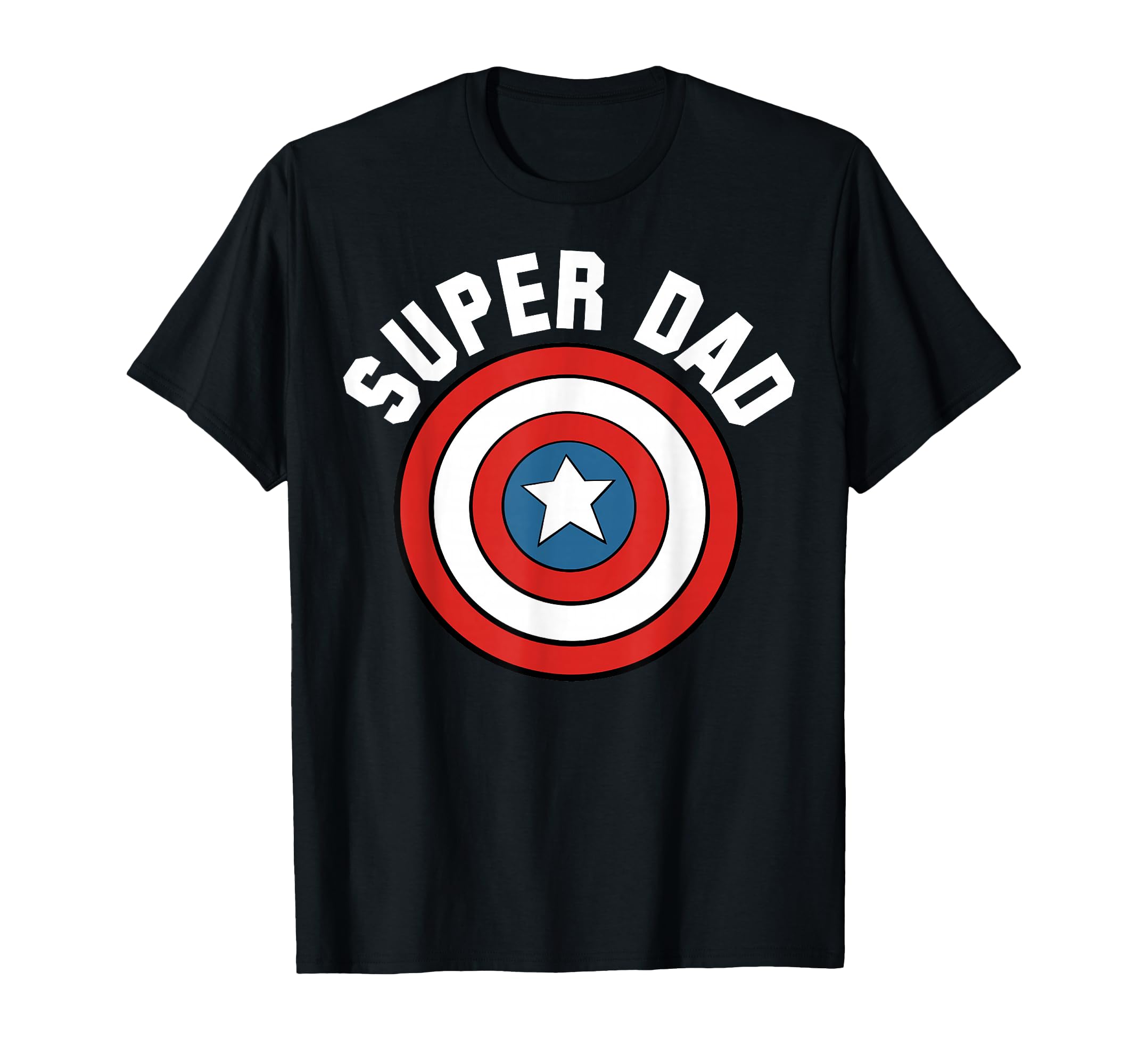 Marvel Fathers Day Super Dad Captain T-Shirt - Novelty Apparel for Adults - T-Shirt, Sweatshirt, Hoodie