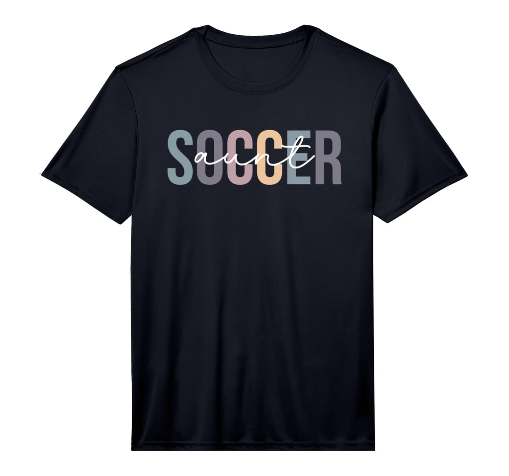 Mens Soccer Aunt Boho Aunt Soccer Player T-Shirt - Graphic Print Unisex - T-Shirt, Sweatshirt, Hoodie