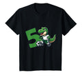 Dinosaur 5 Years Soccer 5Th Birthday T-Shirt - Minimalist Print Men Women - T-Shirt, Sweatshirt, Hoodie