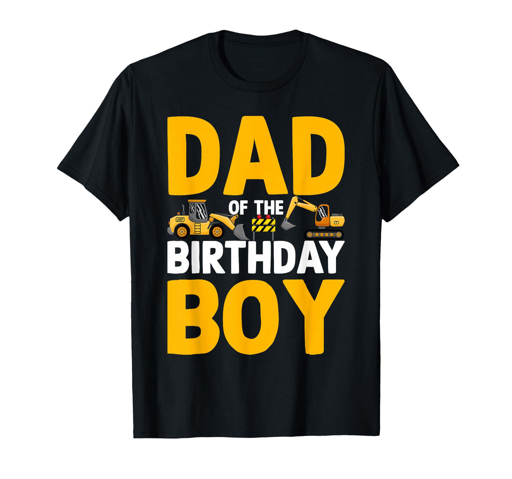 Dad Birthday Construction Birthday T-Shirt - Trendy Graphic for Adults - T-Shirt, Sweatshirt, Hoodie