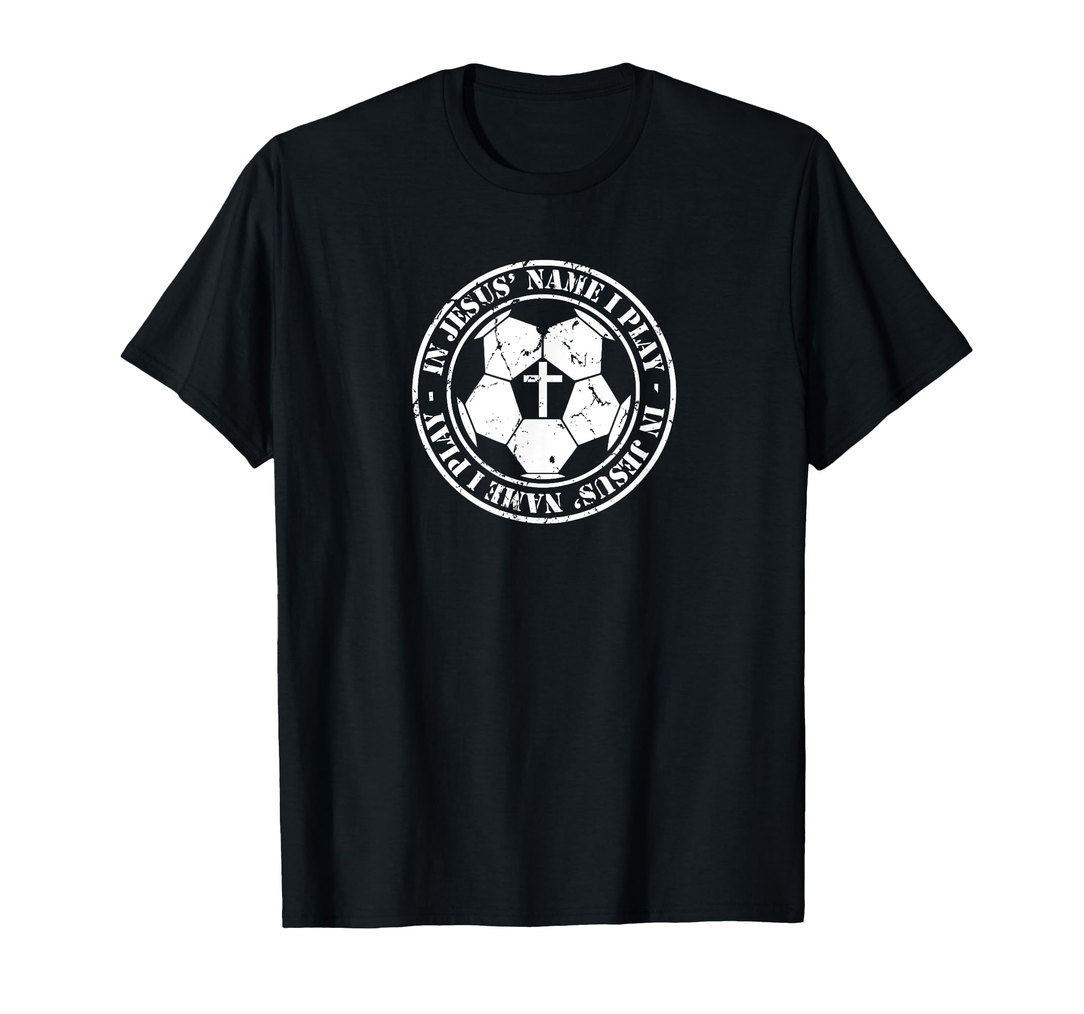 Soccer Jesus Name I Play Faith T-Shirt - Custom Art Print Men Women - T-Shirt, Sweatshirt, Hoodie