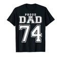 Number 74 Custom Proud Basketball T-Shirt - Fun Novelty Design for Adults - T-Shirt, Sweatshirt, Hoodie