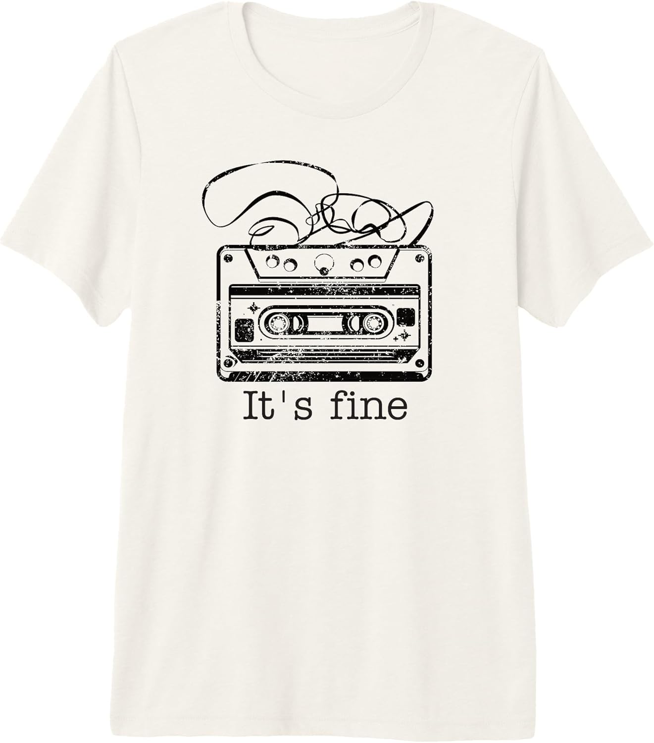 It's Fine Retro Cassette Tape 80's 90's Music Premium - Adult & Kids T-Shirts, Sweatshirts & Hoodies apparel design preview 1
