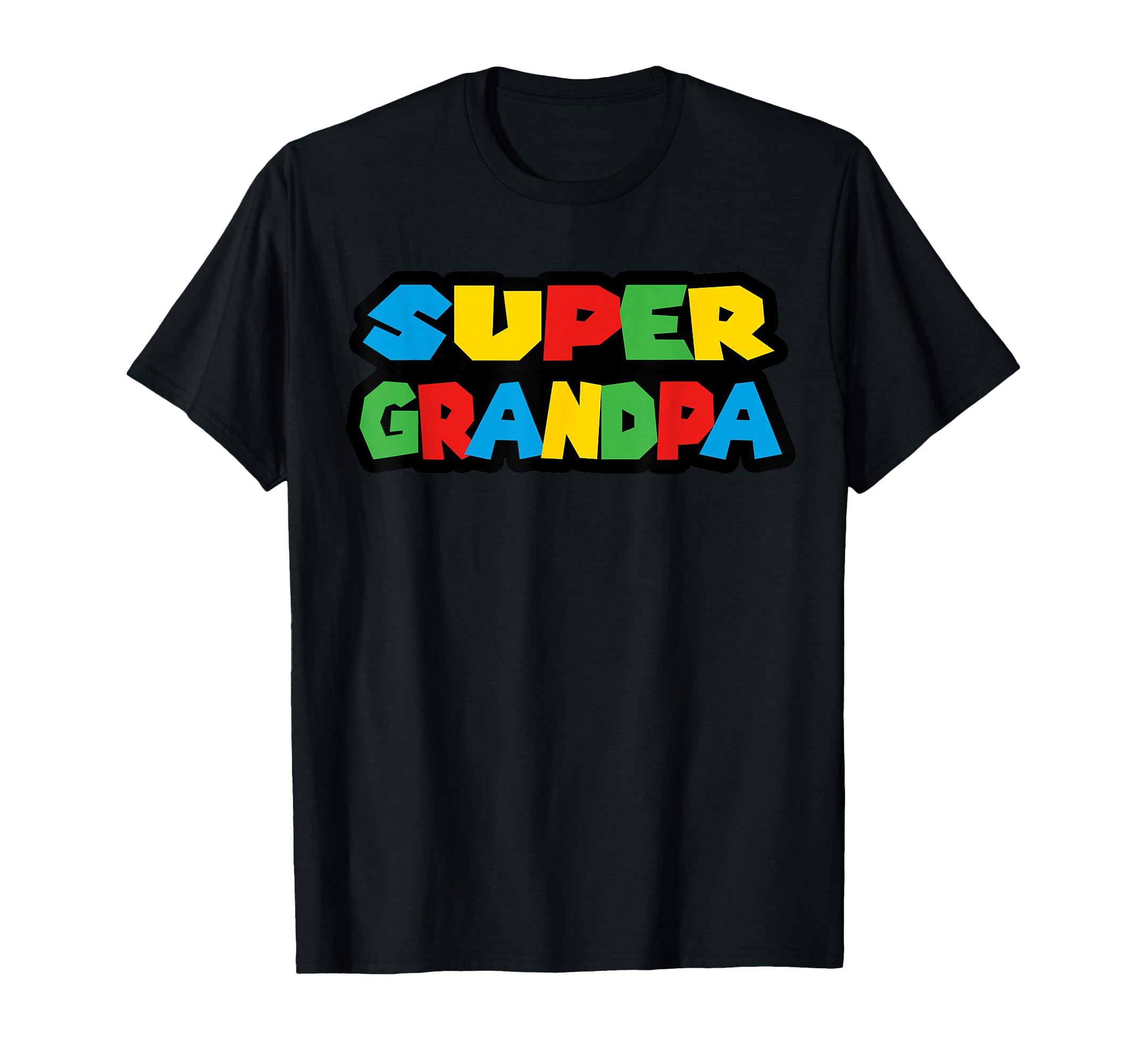 Gamer Super Grandpa Funny Fathers Day T-Shirt - Novelty Apparel Unisex - T-Shirt, Sweatshirt, Hoodie