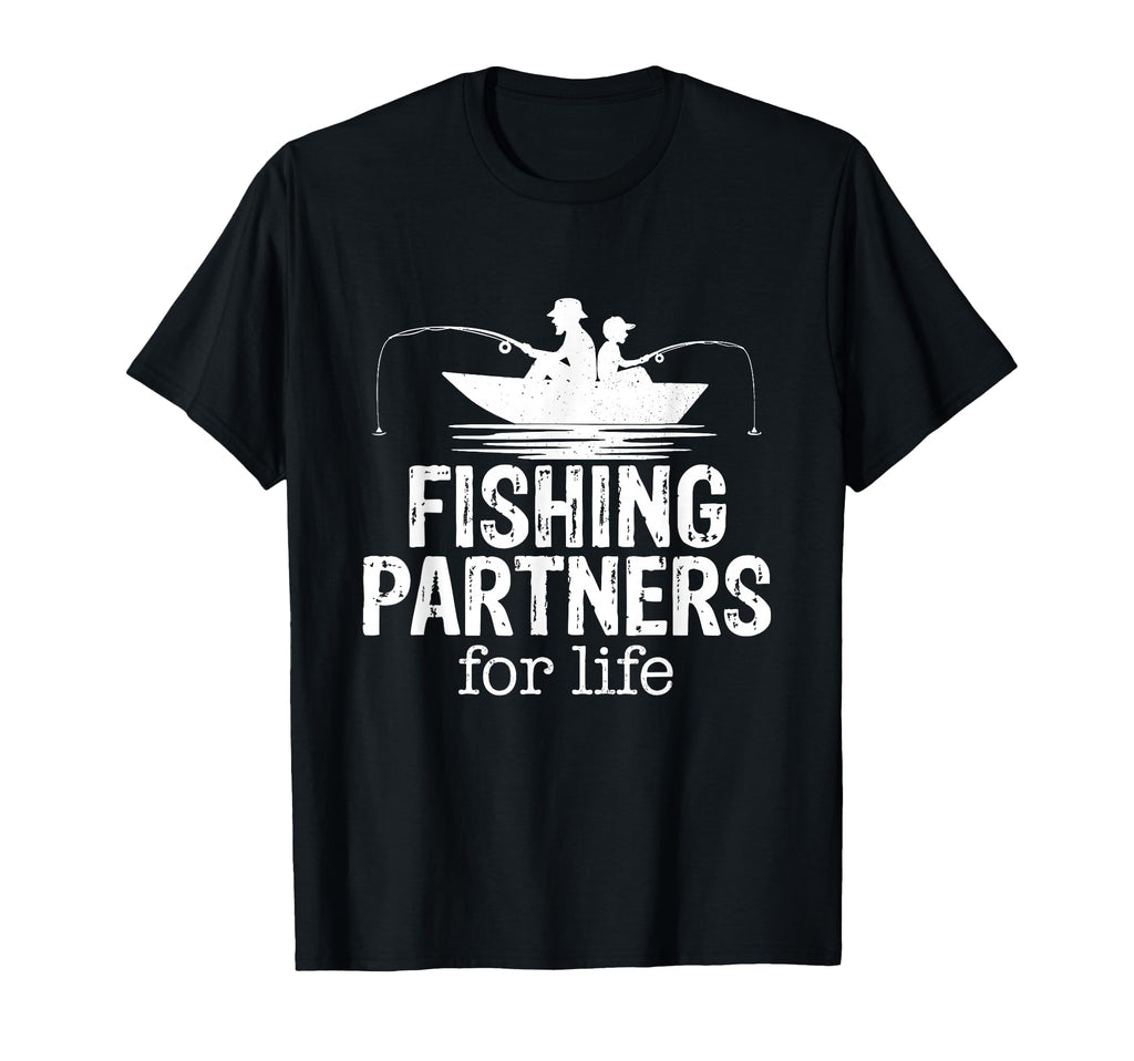 Father And Son Fishing Partners T-Shirt - Casual Everyday Wear for Adults - T-Shirt, Sweatshirt, Hoodie