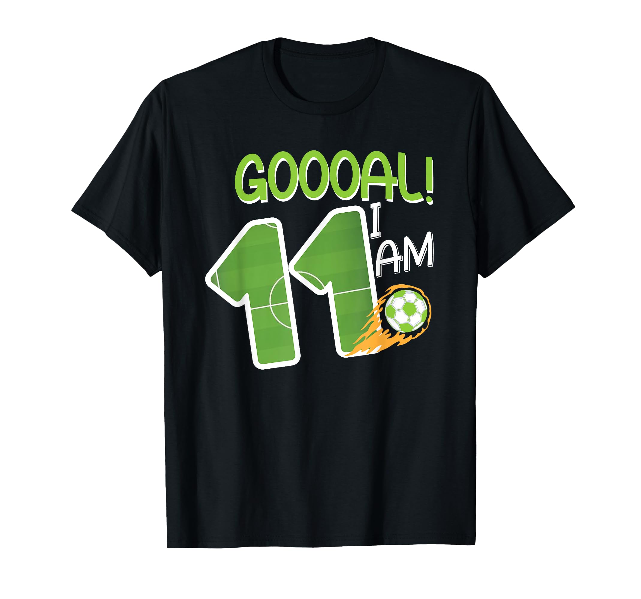 Soccer Im 11 Years Old Birthday T-Shirt - Casual Everyday Wear Men Women - T-Shirt, Sweatshirt, Hoodie