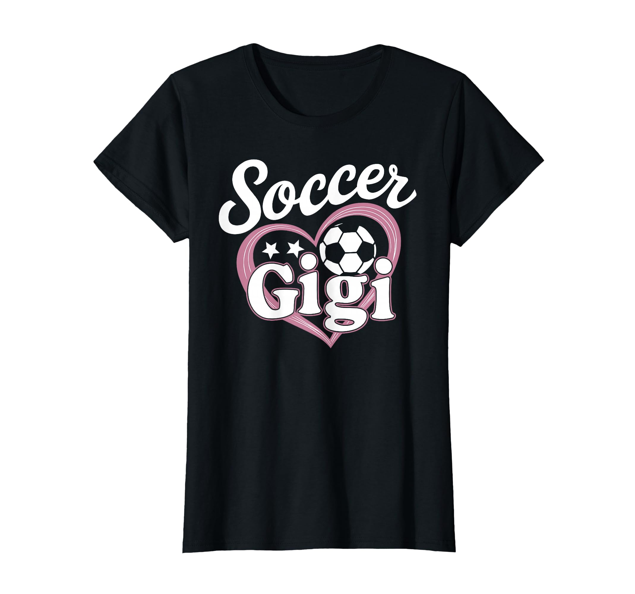 Soccer Gigi Grandma Heart T-Shirt - Casual Everyday Wear for Adults - T-Shirt, Sweatshirt, Hoodie
