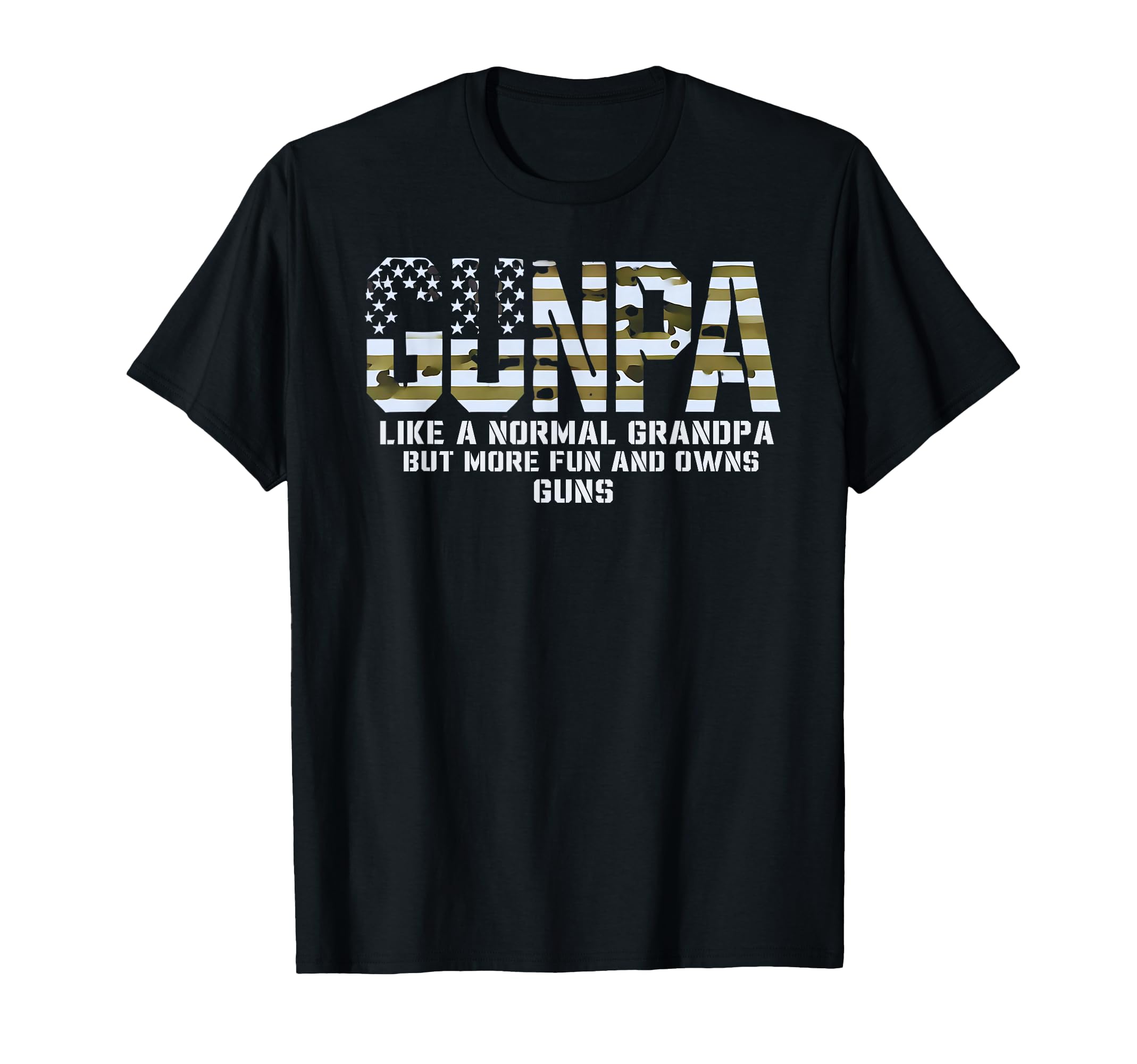 Gunpa Like Normal Grandpa But More Fun T-Shirt - Graphic Print for Adults - T-Shirt, Sweatshirt, Hoodie